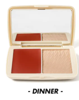 2 Tone Blush Highlighter Palette Vegan Cheek Tint